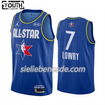 Kinder NBA Toronto Raptors Trikot Kyle Lowry 7 2020 All-Star Jordan Brand Blau Swingman